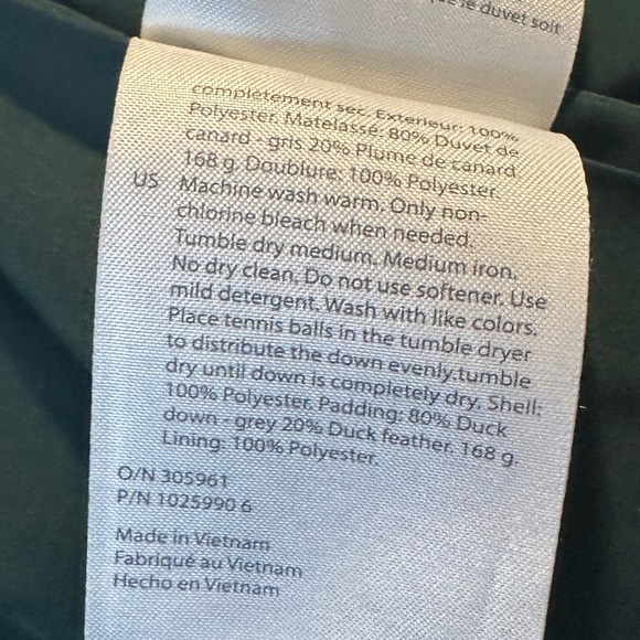 COS Dark Green Puffer Coat - Picture 8 of 8